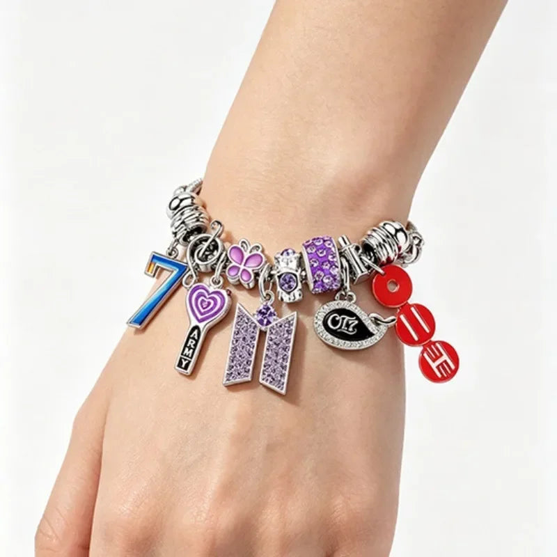 Pulseira de Berloque BTS 💜
