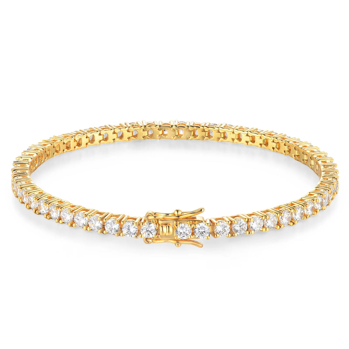 Pulseira Prata Esterlina 925 Clássica 2-6mm com Certificado GRA